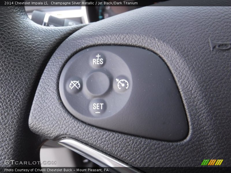 Champagne Silver Metallic / Jet Black/Dark Titanium 2014 Chevrolet Impala LS