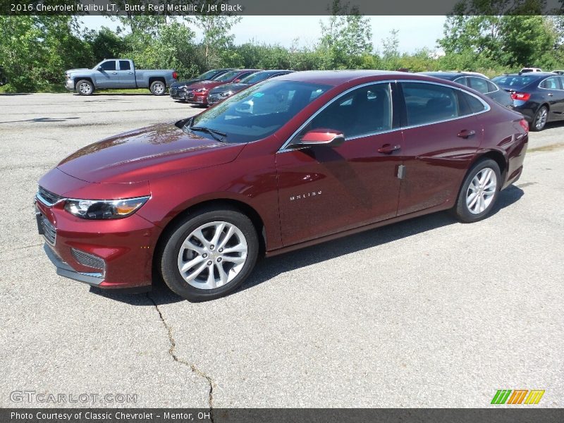 Butte Red Metallic / Jet Black 2016 Chevrolet Malibu LT
