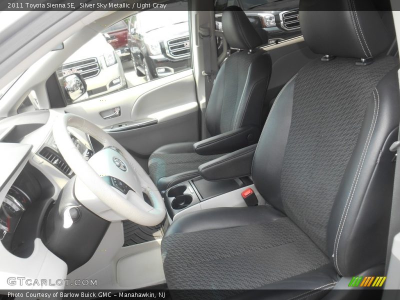 Silver Sky Metallic / Light Gray 2011 Toyota Sienna SE