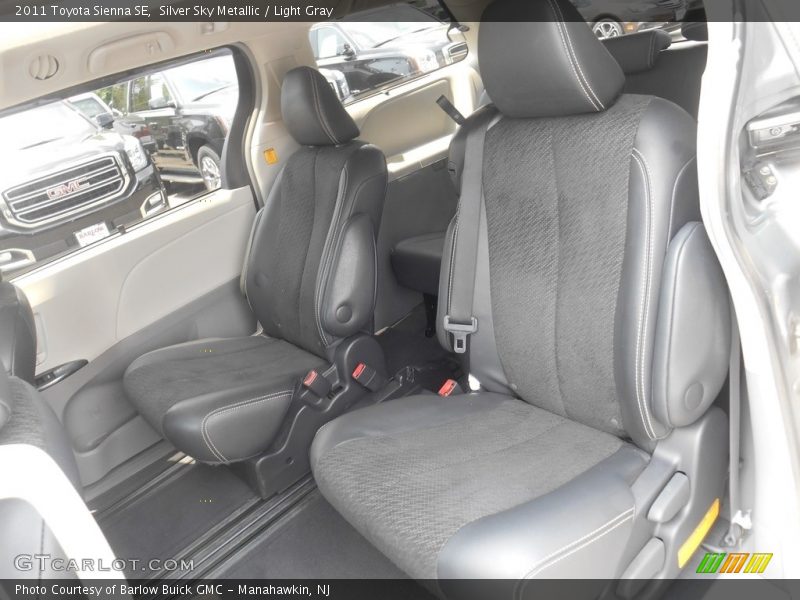 Silver Sky Metallic / Light Gray 2011 Toyota Sienna SE