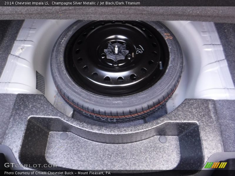 Champagne Silver Metallic / Jet Black/Dark Titanium 2014 Chevrolet Impala LS