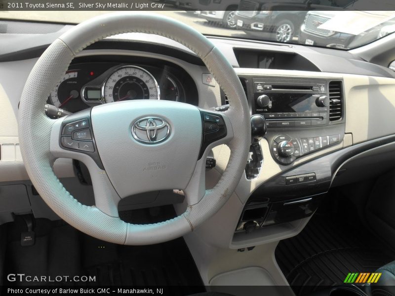 Silver Sky Metallic / Light Gray 2011 Toyota Sienna SE