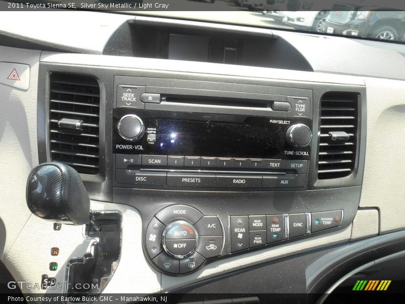 Silver Sky Metallic / Light Gray 2011 Toyota Sienna SE