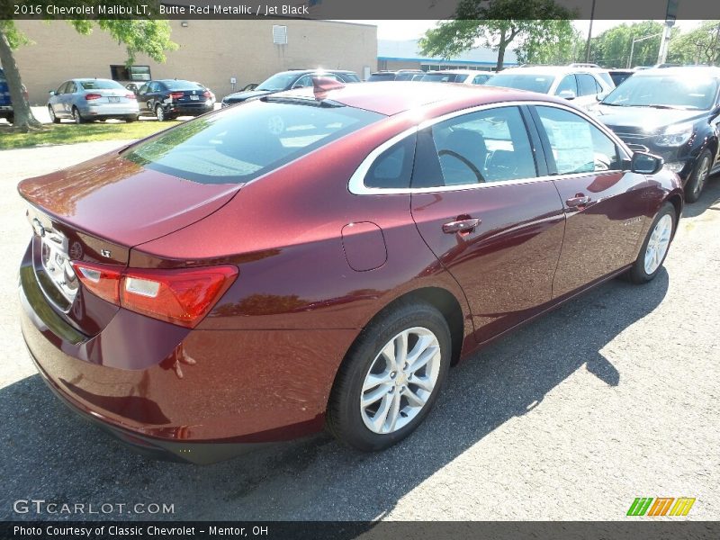 Butte Red Metallic / Jet Black 2016 Chevrolet Malibu LT