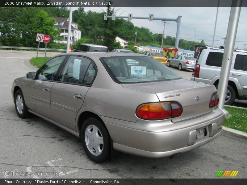 Sandrift Metallic / Neutral 2000 Chevrolet Malibu LS Sedan