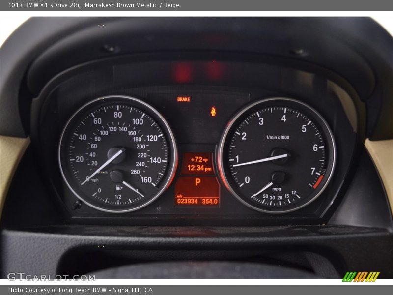 Marrakesh Brown Metallic / Beige 2013 BMW X1 sDrive 28i