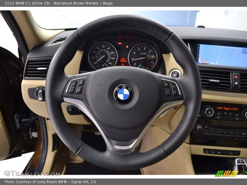 Marrakesh Brown Metallic / Beige 2013 BMW X1 sDrive 28i
