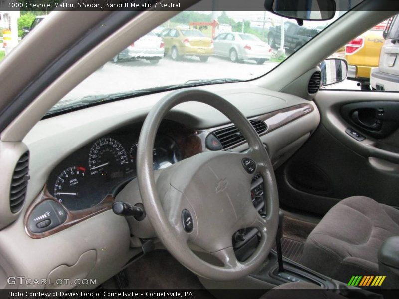 Sandrift Metallic / Neutral 2000 Chevrolet Malibu LS Sedan