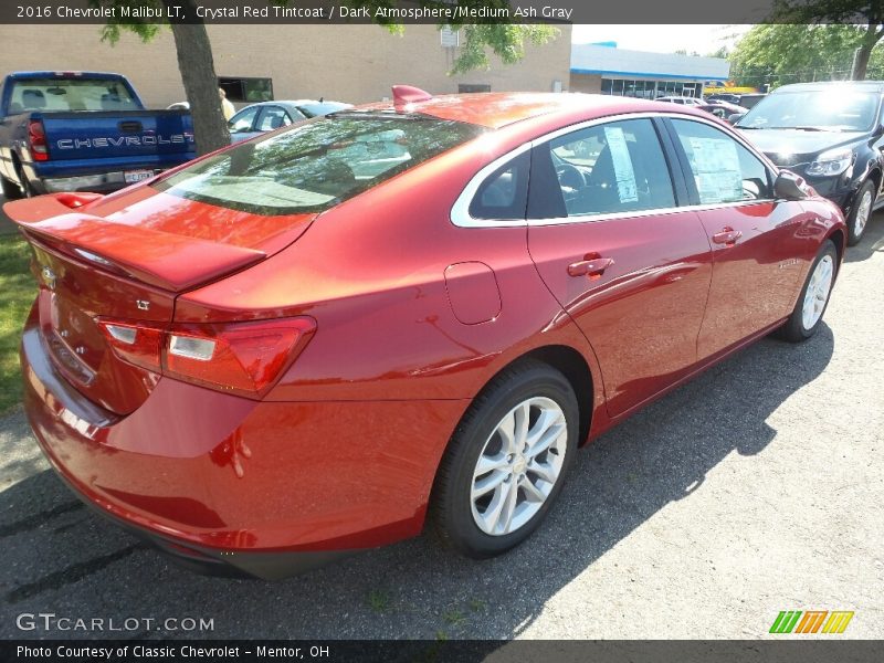 Crystal Red Tintcoat / Dark Atmosphere/Medium Ash Gray 2016 Chevrolet Malibu LT