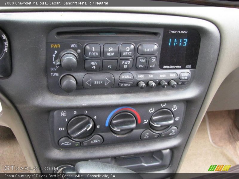 Sandrift Metallic / Neutral 2000 Chevrolet Malibu LS Sedan