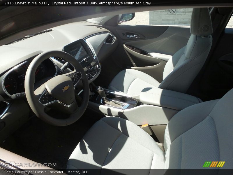 Crystal Red Tintcoat / Dark Atmosphere/Medium Ash Gray 2016 Chevrolet Malibu LT