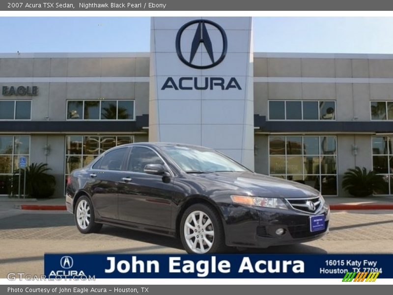Nighthawk Black Pearl / Ebony 2007 Acura TSX Sedan
