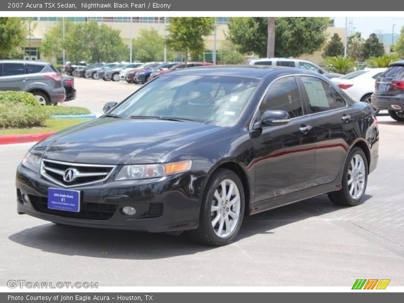 Nighthawk Black Pearl / Ebony 2007 Acura TSX Sedan