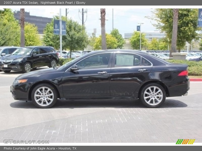 Nighthawk Black Pearl / Ebony 2007 Acura TSX Sedan