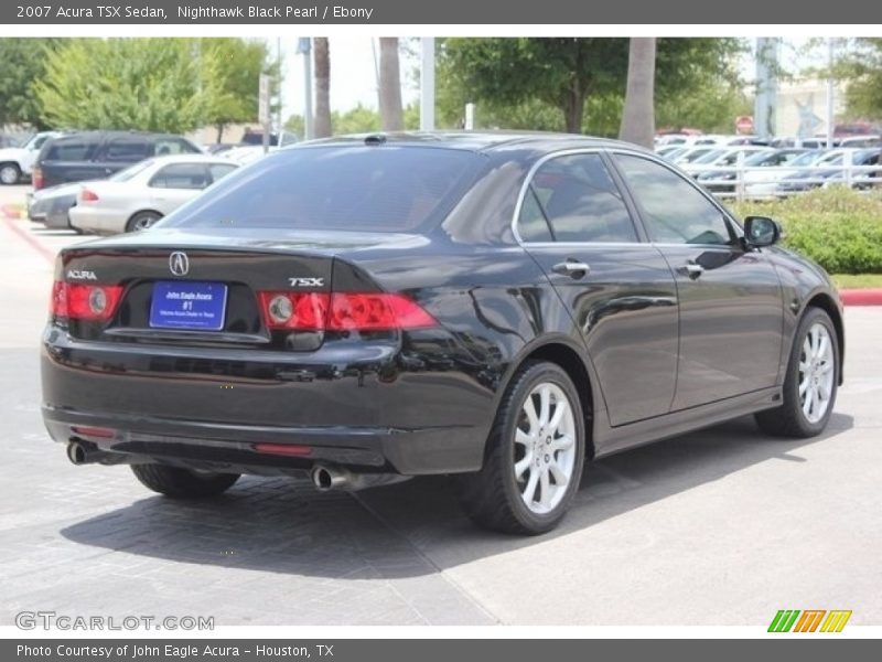 Nighthawk Black Pearl / Ebony 2007 Acura TSX Sedan