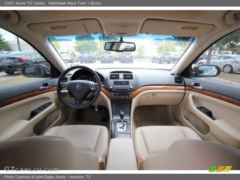 Nighthawk Black Pearl / Ebony 2007 Acura TSX Sedan