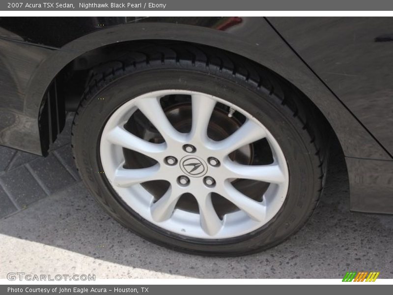 Nighthawk Black Pearl / Ebony 2007 Acura TSX Sedan