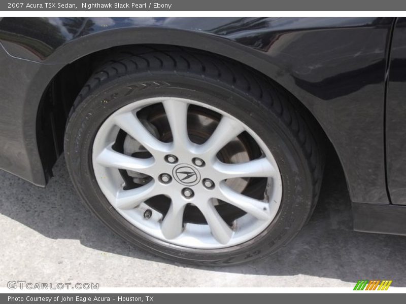 Nighthawk Black Pearl / Ebony 2007 Acura TSX Sedan