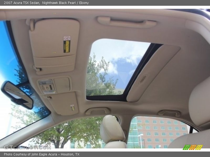 Nighthawk Black Pearl / Ebony 2007 Acura TSX Sedan