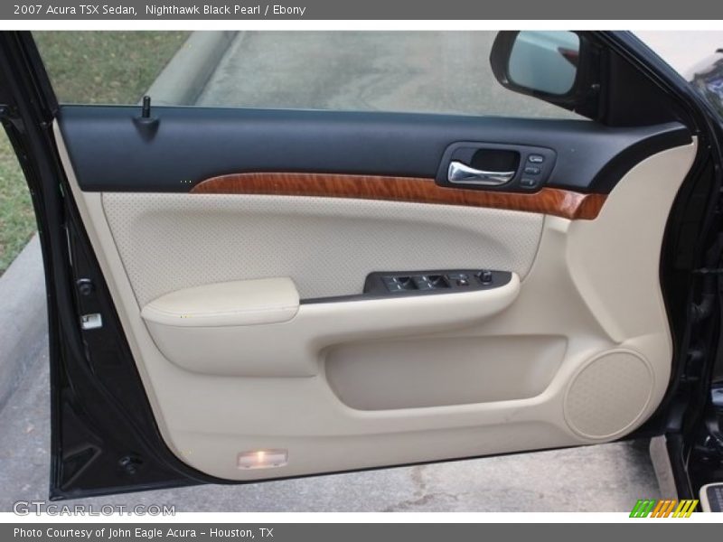 Nighthawk Black Pearl / Ebony 2007 Acura TSX Sedan