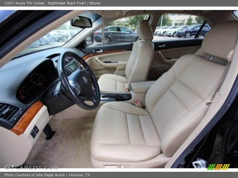 Nighthawk Black Pearl / Ebony 2007 Acura TSX Sedan