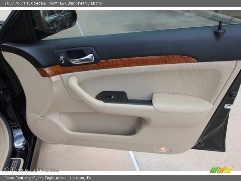 Nighthawk Black Pearl / Ebony 2007 Acura TSX Sedan