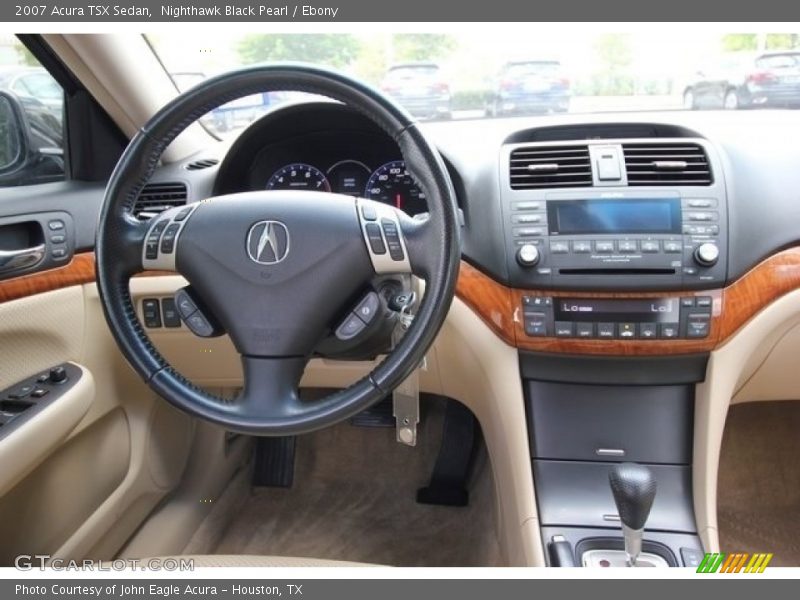 Nighthawk Black Pearl / Ebony 2007 Acura TSX Sedan