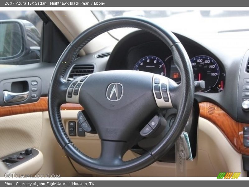 Nighthawk Black Pearl / Ebony 2007 Acura TSX Sedan