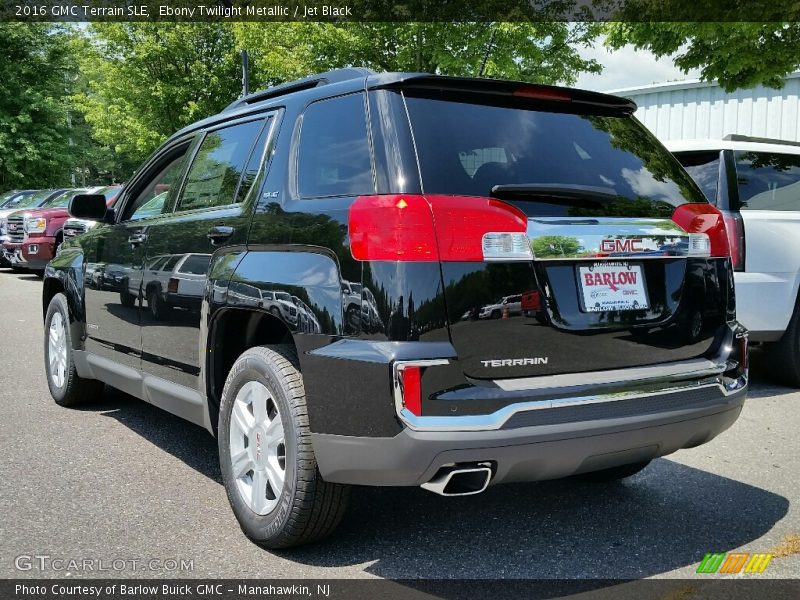 Ebony Twilight Metallic / Jet Black 2016 GMC Terrain SLE