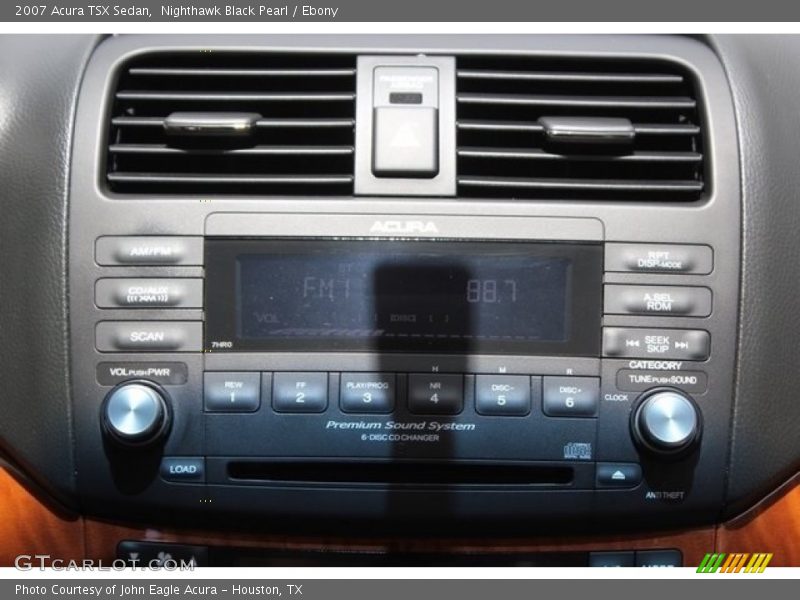 Nighthawk Black Pearl / Ebony 2007 Acura TSX Sedan