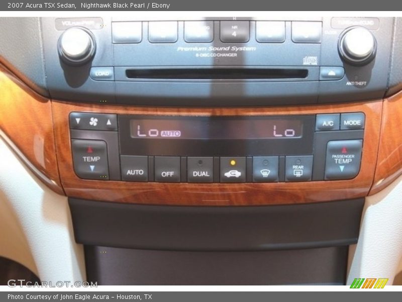 Nighthawk Black Pearl / Ebony 2007 Acura TSX Sedan