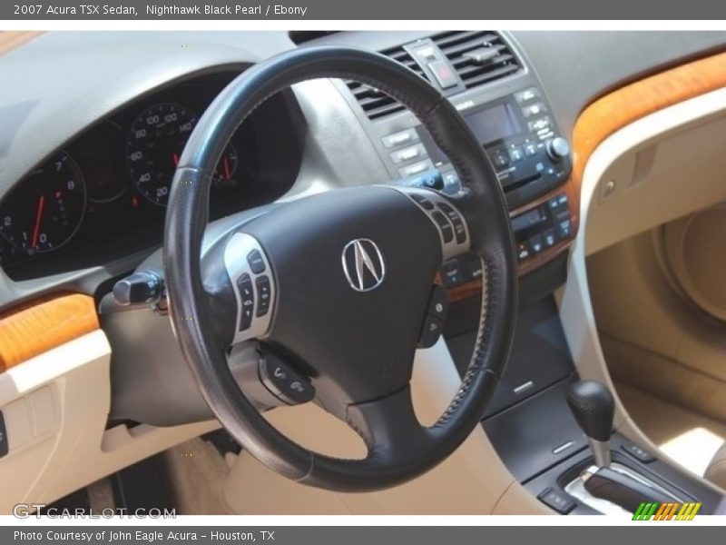 Nighthawk Black Pearl / Ebony 2007 Acura TSX Sedan