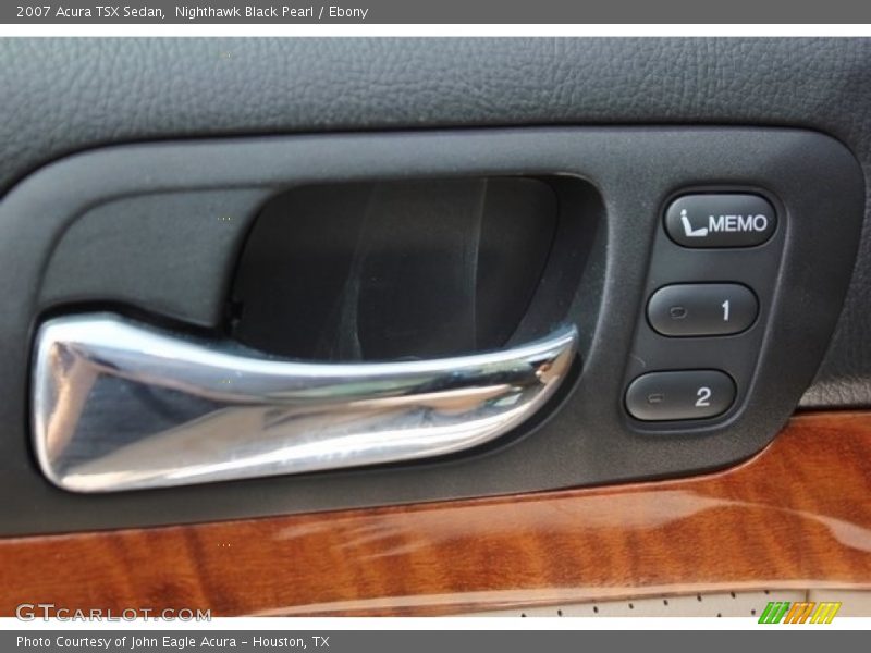 Nighthawk Black Pearl / Ebony 2007 Acura TSX Sedan