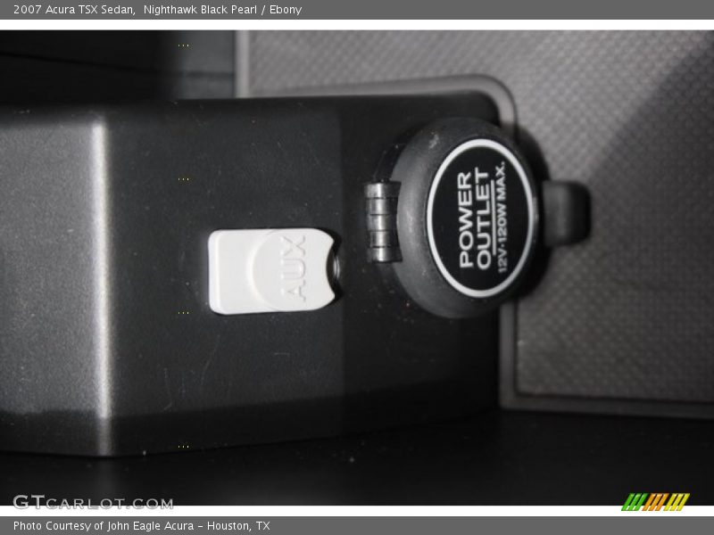 Nighthawk Black Pearl / Ebony 2007 Acura TSX Sedan