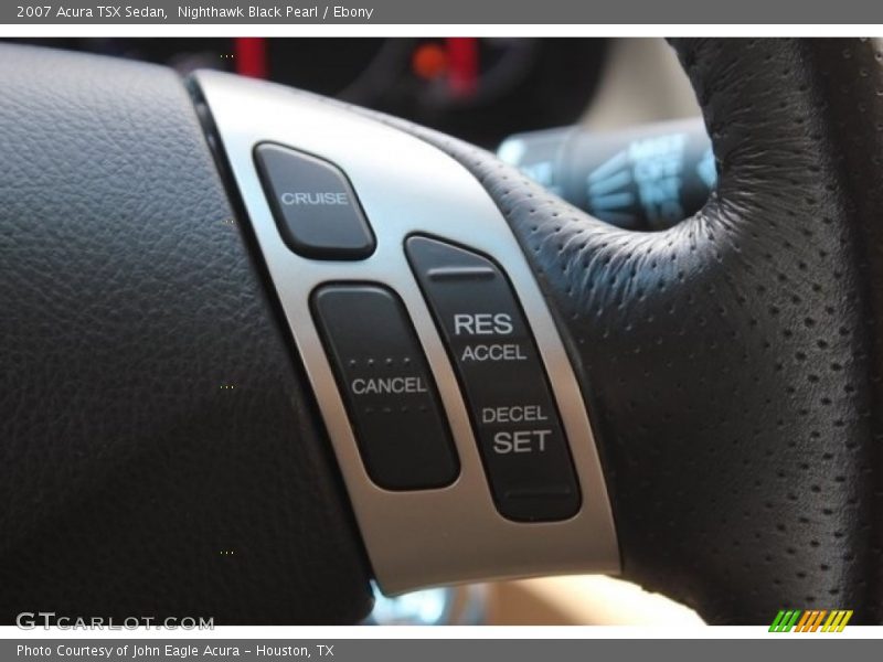 Nighthawk Black Pearl / Ebony 2007 Acura TSX Sedan