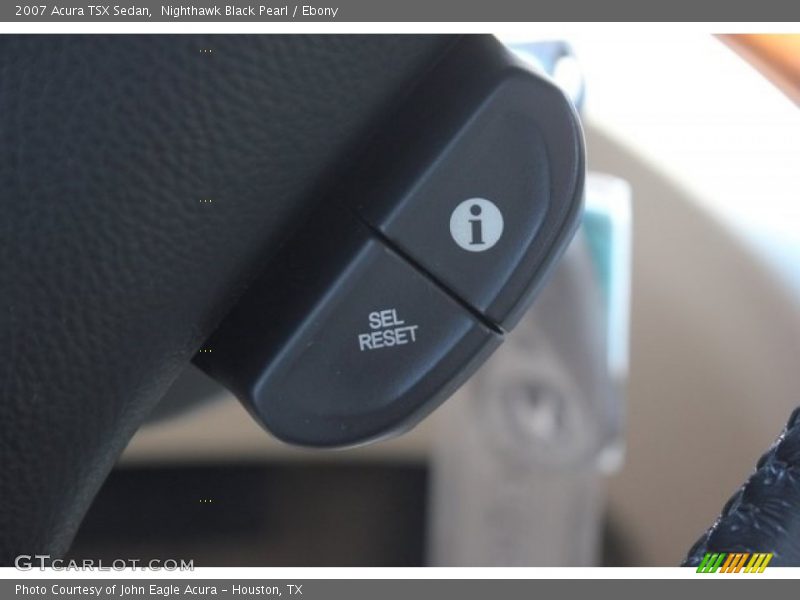 Nighthawk Black Pearl / Ebony 2007 Acura TSX Sedan