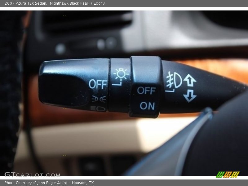 Nighthawk Black Pearl / Ebony 2007 Acura TSX Sedan