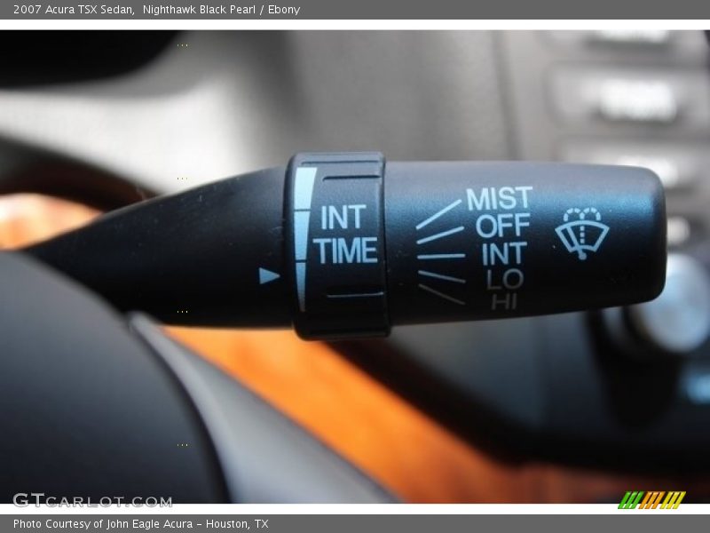 Nighthawk Black Pearl / Ebony 2007 Acura TSX Sedan