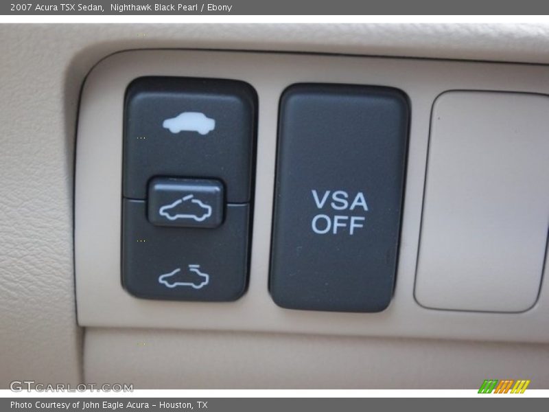 Nighthawk Black Pearl / Ebony 2007 Acura TSX Sedan
