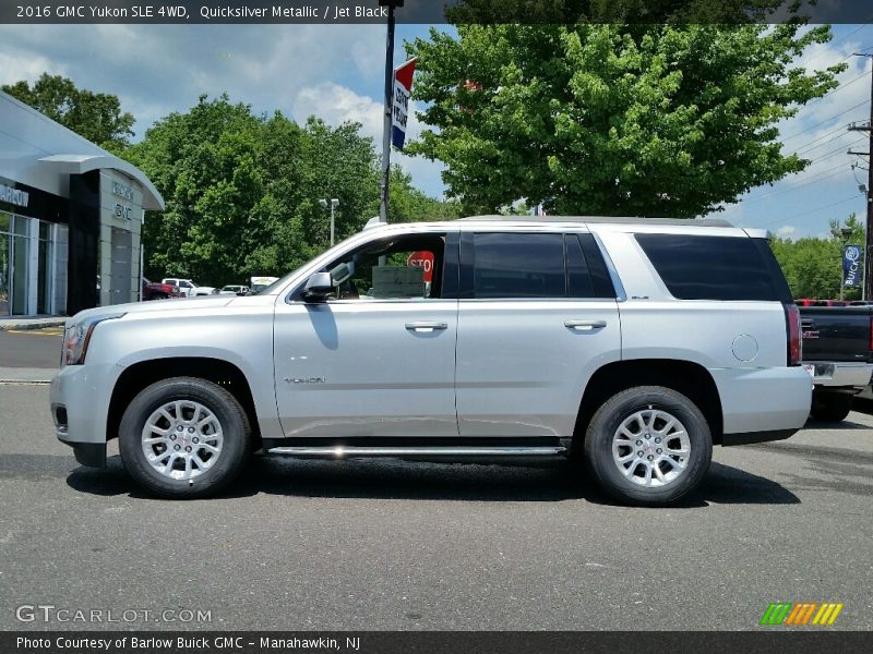 Quicksilver Metallic / Jet Black 2016 GMC Yukon SLE 4WD