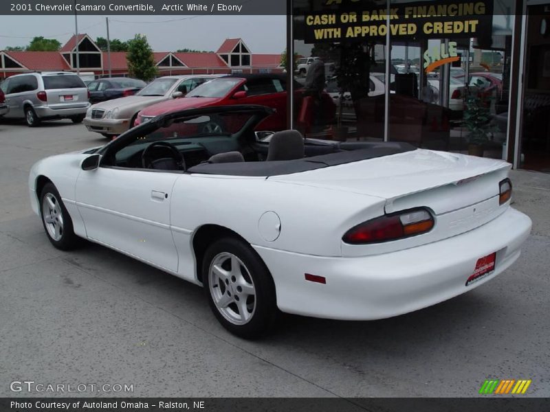Arctic White / Ebony 2001 Chevrolet Camaro Convertible