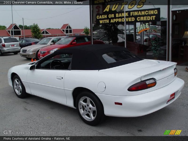 Arctic White / Ebony 2001 Chevrolet Camaro Convertible