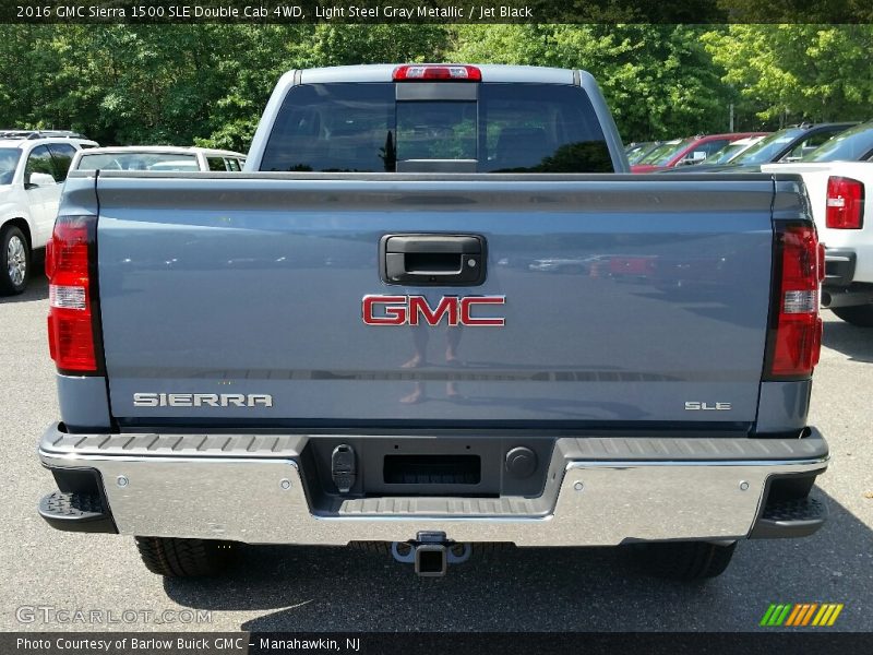 Light Steel Gray Metallic / Jet Black 2016 GMC Sierra 1500 SLE Double Cab 4WD