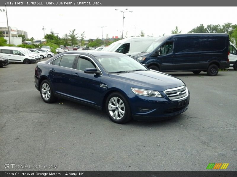 Dark Blue Pearl / Charcoal Black 2012 Ford Taurus SEL