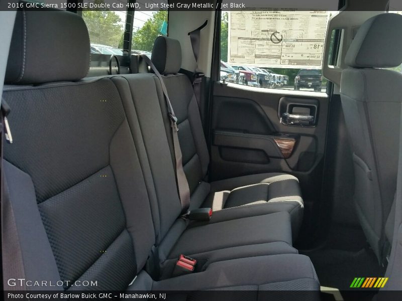 Light Steel Gray Metallic / Jet Black 2016 GMC Sierra 1500 SLE Double Cab 4WD