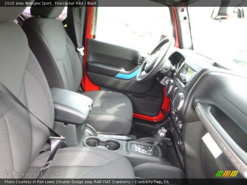 Firecracker Red / Black 2016 Jeep Wrangler Sport