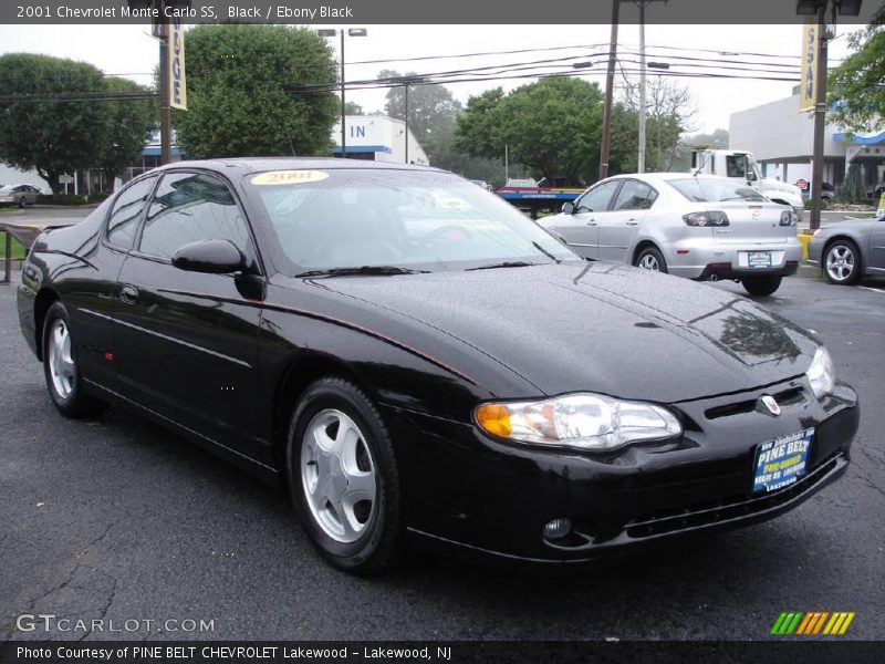 Black / Ebony Black 2001 Chevrolet Monte Carlo SS