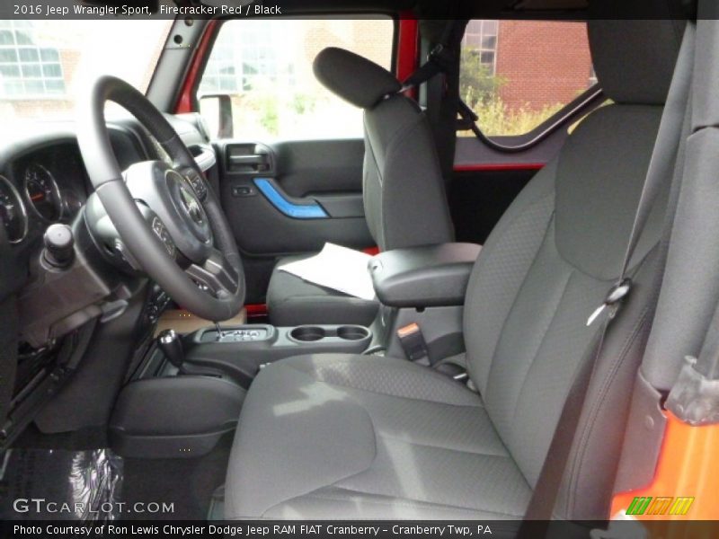 Firecracker Red / Black 2016 Jeep Wrangler Sport