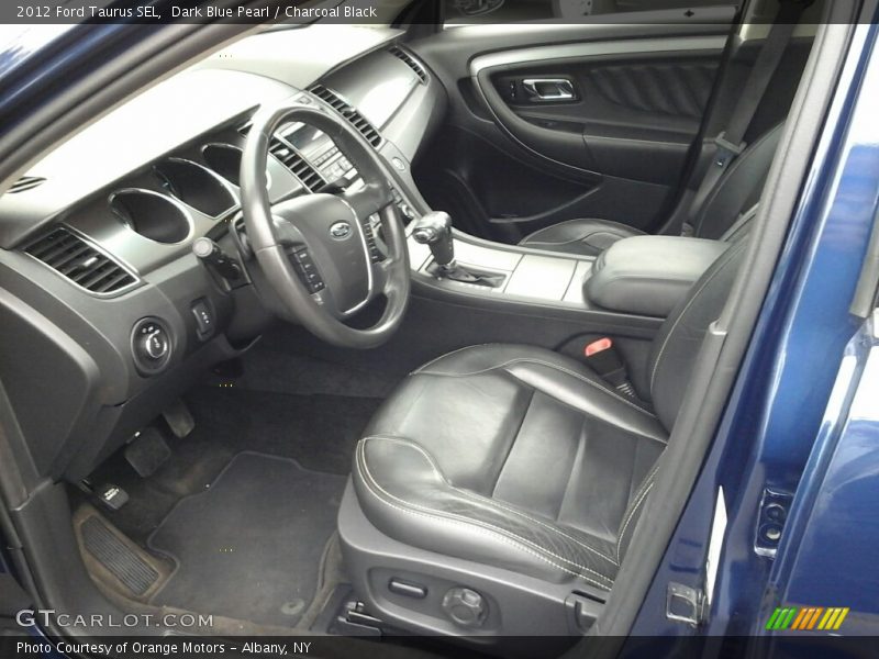 Dark Blue Pearl / Charcoal Black 2012 Ford Taurus SEL