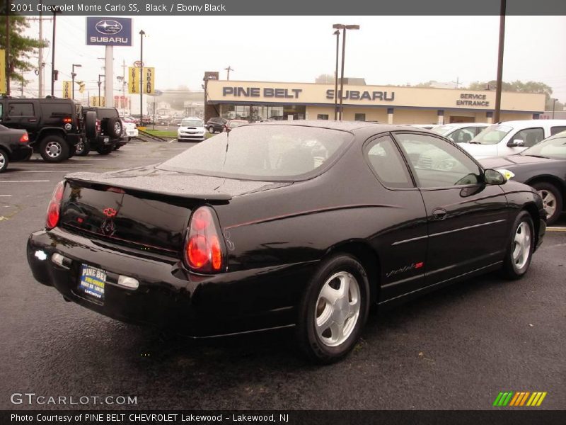 Black / Ebony Black 2001 Chevrolet Monte Carlo SS
